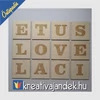 Kép 13/15 - Nászajándék Scrabble betűkirakó