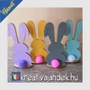 Kép 2/2 - talpas nyuszik pasztell színben