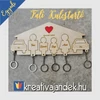 Kép 4/15 - fali kulcstartó családos