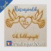 Kép 13/18 - Esküvői ajándék díszdoboz  minta gerlék