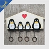 Kép 1/2 - Pingvin család fali kulcstartó