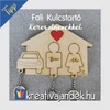 Kép 1/12 - névre szóló autós fali kulcstartó