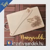 Kép 2/2 - Esküvői ajándék ötlet - gravírozott vágódeszka és fakanál