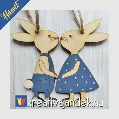 Húsvéti nyuszis dekoráció
