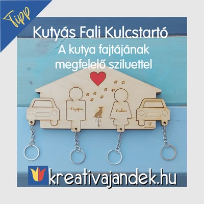 Kulcs,- és póráztartó kutyás pároknak