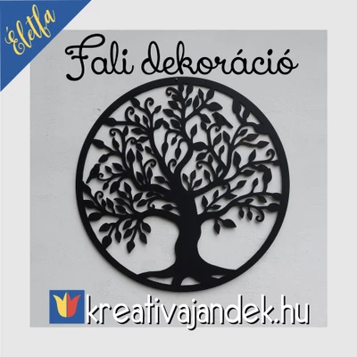 Életfa fali dekoráció, esküvői ajándéknak