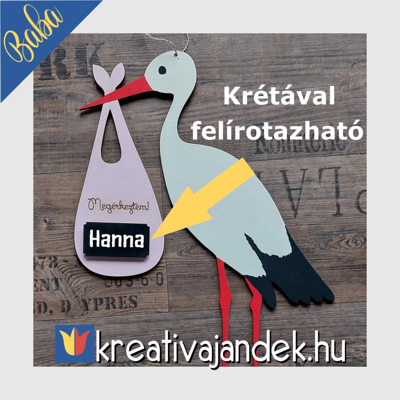 Többször is használható gólya