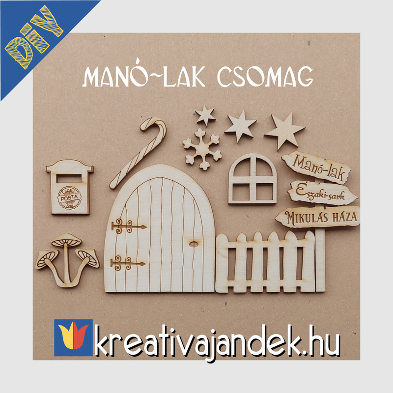 Karácsonyi manó házkészítő csomag