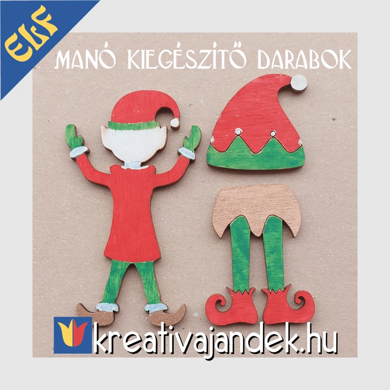 Színes manó vagy elf sapka