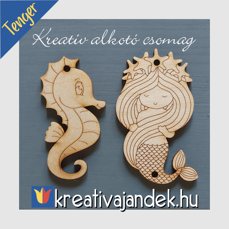 Csikóhal és hableány az alkotó csomag részei