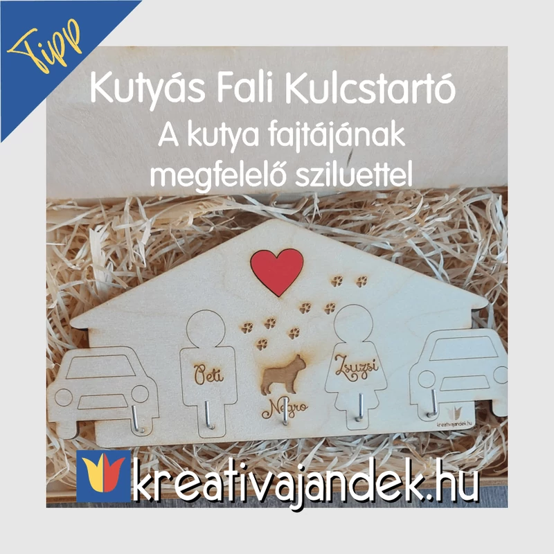 Kutyás esküvői ajándék