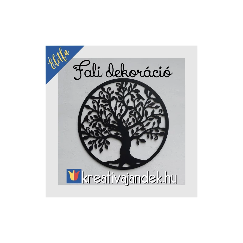 Életfa fali dekoráció, esküvői ajándéknak